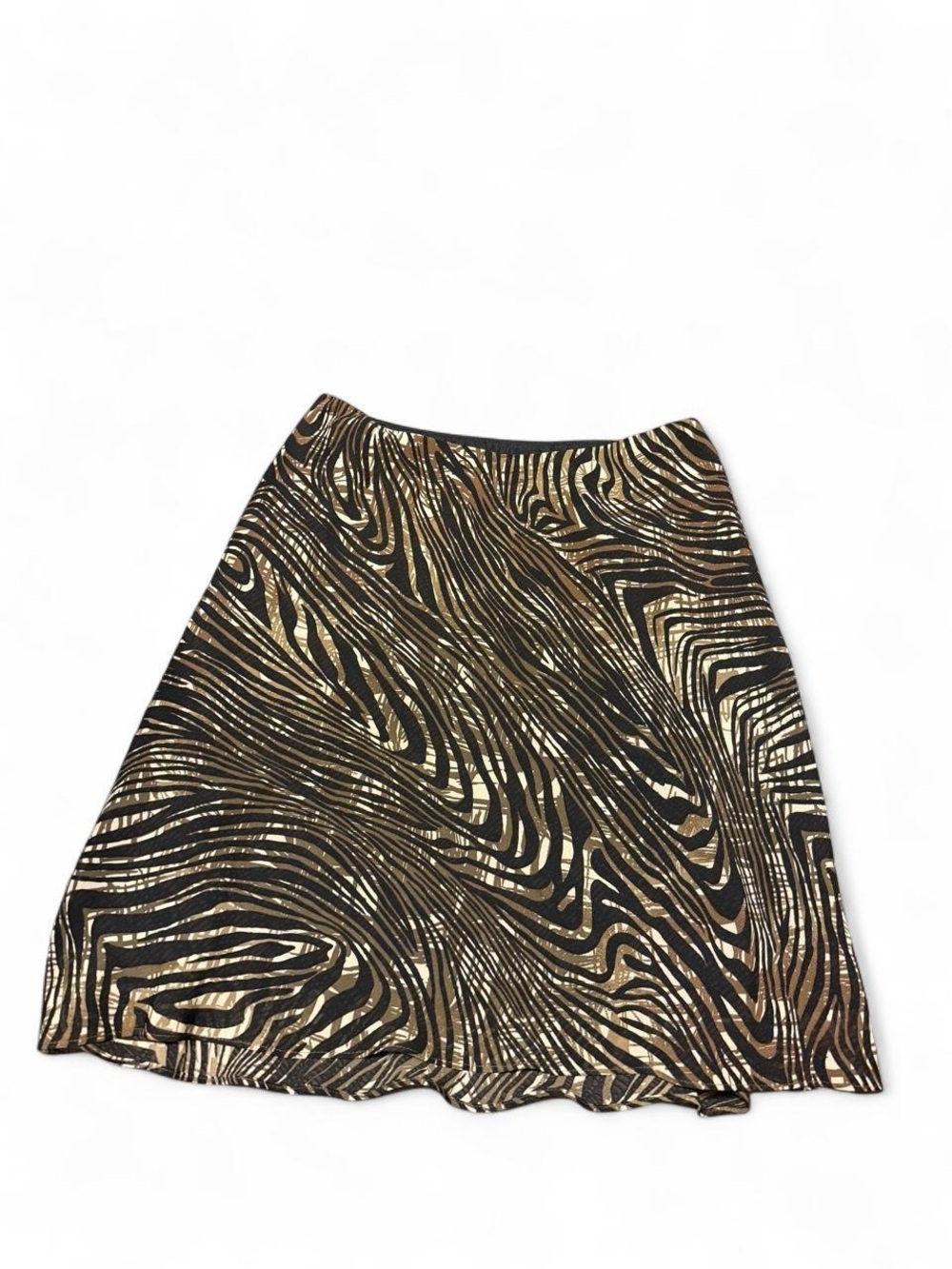 Women’s Earthy Toned Zebra Print Skirt